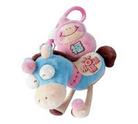 Stuffed Charm - Horse Plush, Mini Cute Animal Accessory with Gentle Touch Texture Decorative Carry Accent, Ideal for Gifting Commuting Outdoor Adventures