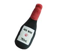 Stuffed Chew Dog Toys - Squeaky Simulated Beer Shape, Bite Resistant Plush Toy | Interactive Puppy Chew, Chattering Squeak Plush For Teething Dogs, Fun Durable Playtime Accessory For Small Medium