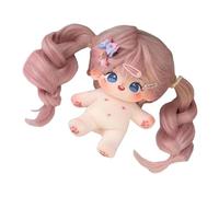 Stuffed Cotton Doll - Plush Character Toy, Soft Cuddly Figure | Huggable Child Doll Decoration, Collectible Fabric Girl Figurine, Playtime Keepsake Companion for Bedroom Display, Nursery Room