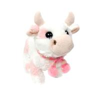Stuffed Cow Plush - Electric Walking Moo Toy With Nodding Head Sounds, Interactive Learning Cattle Plush Animal Gift Squishy Pillow For Cuddling For Birthday Holidays