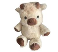Stuffed Cow Plush Toy - Adorable Hu̇ggable Figure, Soft Comfort Support Animal Doll, Cute Farm Style Cushion Decor, Nursery Home Sofa Shelf Collectible, Kids Girls Gift Playtime Use 7.87*5.9*17.71in