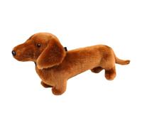 Stuffed Dachshund Dog - Realistic Dachshund Plush, Adorable Realistic Plush Toy for Dogs, Adorable Giants E, Soft and Cuddly Decorations | For Home, Bedroom, Le Fe
