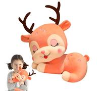 Stuffed Deer Plush Toy | Soft Plush Animals For Girls,Winter Decoration For Sofa, Table, Office, Bedroom, Christmas Toys For Kids, Teens, Sons, Daughters, D