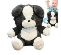 Stuffed Dog - 13.78 Inch Realistic Soft Doll Puppy Toy,Dog Stuffed Animals Realistic | for Security Sleep Soothing Boys Birthday Christmas