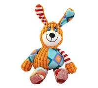 Stuffed Dog - 4x5 in Squeaky Toys | Chew Toys, Cute Aggressive Dog, Plush for Small Medium Large Dogs, Indestructible for Aggressive Large Dogs