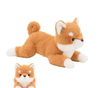 Stuffed Dog Plush Toy, Soft Companion Toy Made of Plush, Cuddly Doll with Cushion Function, for Children, Teenagers, Adults and Collectors at Playtime, Bedtime in the Children's Room, Living Room, Bed