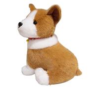 Stuffed Dog Plush, Ultra Soft Dog, 7.87x5.91 inches Realistic Huggable Stuffed Pup Figure, Small Animal Throw Pillow Toy, for Birthday Animal Theme Parties Kids Teens Home Decor