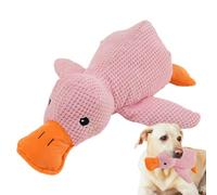 Stuffed Dog Toy - Calming Chews Dogs, Dog Toy For Small Medium Large Breeds | Cute Stuffing Duck Soft Squeaker, Stuffed Animal Duck Chew Toy, Fun Animal Shape Toy For Puppies, Cleaning Supplies