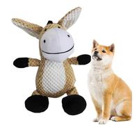 Stuffed Dog Toys - 21x31x34cm Plush Texture Design, Bite Support Toy, Puppy Playtime Accessory, Engaging Activity For Companion | Backyard Indoor Garden Picnic Park Trip For Weekend Adventures
