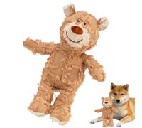 Stuffed Dog Toys, Bear Dog Toys | Interactive, Bite Proof Dog Toy in a Cute Bear Shape for Large Dogs - Dog Toys, Puppy Toys, Small Dog Toys, Pie