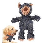 Stuffed Dog Toys Squeaky Interactive Stimulating Bear | Unbreakable Stuffed Animals for Dogs for Puppy Small Medium Breed Pet Animal Heavy Chewers Teething