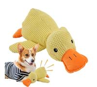 Stuffed Duck Dog Toy | Squeaky Plush Puppy Chew Toy for Small and Medium Dogs | Interactive Pet Toy, Plush for Dogs in Duck Resis