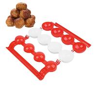 Stuffed Fish Meat Ball Mold,Meatball Maker, Kitchen Homemade Stuffed Meatballs Maker Home Cooking Tools for Fruits, Meatball, Cake, Ice Cream, Melon, 10.6x9.3x1.4in
