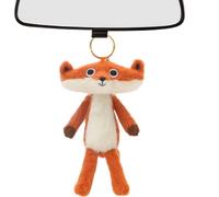 Stuffed Fox Keychain - 6.7-Inch Plush Fox | Plush Key Accessory - Soft Lightweight Stuffed Charm For Bags Keys Or Gifting, Perfect For Girls Who Love Cute Everyday Accessories
