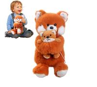 Stuffed Fox, Snug Mommy & Babies Family Animal, Huggable Soft Cute Plush Simulation Toy with Realistic Detail for Wedding, Christmas, Mother’s Day, Baby Shower, Party Favors, Bedroom Decor
