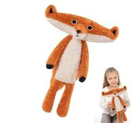 Stuffed Fox - Soft Plush Animal, Cuddly Red Fox Pillow, Decorative Stuffed Animal | For Home Sofa Bedroom Children's Room Kids Teenagers Adults Playroom Bedside Gift Collection Cozy