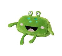 Stuffed Frog Cosmetic Bag - Soft Plush Green Material, Large Capacity Pencil Pouch, Creative Cartoon Crayon Holder | Cute Animal Makeup Case for Pens Pencils Erasers Kids Students Office Supplies