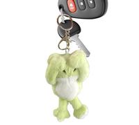 Stuffed Frog Keyring - Frog Image Stuffed Animals Bag Charm,Soft and Portable Backpack Accessory for Birthday New Year Christmas Easter