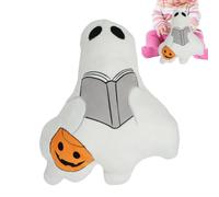 Stuffed Ghost Plush 17.72 X 15.75inch Sofa Scary Reading Book Decoration