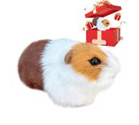 Stuffed Hamster Plush Toy | Realistic Cuddle Cartoon - Small Hamster Doll Stuffed Toys | for Companion Comfort Kids Pet Lovers Collectors Home Office Dorm Bedroom