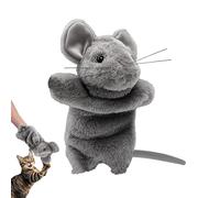 Stuffed Hand Puppet For Cats - Cat Wrestling Toy Puppet, Fun Teasing Time, Mice Shaped Wrestler Glove For Safe - Interactive Play