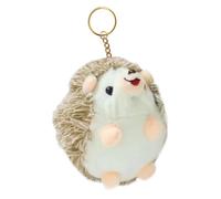 Stuffed Hedgehog Keychain - Adorable Plush Toy, Tiny Bag Charm | 3.94 inches Portable Keyring Backpack Decoration, Soft Animal Pendant Cute Present Girls Boys Kids Travel Gifting Events