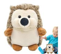 Stuffed Hedgehog Pllush - Soft Porcupine Cartoon Toy | Cuddly Hugging Pillow | Cute Plush Animal For Girls, Kids Birthday, Bed Decor, Snuggle Toy For Sleep, Play