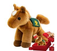 Stuffed Horse -8.3inch Throw Pillow Cute Mascot 2026, 21cm Small Horse Stuffed Animal, Cuddly Horses Doll Plush Toy Decorative For Kids Friends Family Collectors Halloween Christmas, Birthday