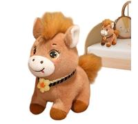 Stuffed Horse - Cute Stuffed Animal, Easter Plush Toy, Cute Doll Toy For Girl With Big Eyes | Stufed Animal For Classroom Easter Halloween Christmas Birthday Bedroom Playroom Bookshelves