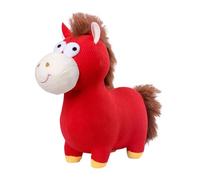 Stuffed Horse Plush Toy, 2026 Chinese New Year, Cute Mascot Lunar New Year Decoration with Soft Stuffing, Horse Mascot for Spring Party Kids Adults, Holiday Decorations, Plush Toy for Friends Family