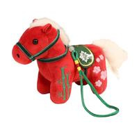 Stuffed Horse Plush Toy,Lucky 2026 Year Art Figurines | Year of the Horse Toys - for Farm Party Christmas Chinese New Years Kids Girls