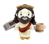 Stuffed Jesus Plush Doll, Stuffed Character Jesus Plush Toy, Soft Keepsake Collectible Display Companion for Friends Family Girls Boys Teens Bedtime Soothing