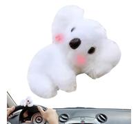 Stuffed Koala Bear, Plush Animal Pendant, Soft Cotton Koala Toy, with Cable Tie and Mirror Decor, for Car Scooter Bike Bedroom Use, Approx 6 Inches, Gray, 1 Piece