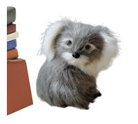 Stuffed Koala - Realistic Animal Model 8x7x6cm, Cute Plush Figurine Ornament, Miniature Wildlife Display, Soft Craft Decoration | Table Accessory pe