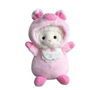 Stuffed Lamb Plush - Lovely Small Stuffed Lamb - 9.8 Inches Adorable Sheep Doll with Hat for Girl Boy Home Decor Christmas Dorm Living Room