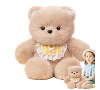 Stuffed Lenos - Soft Toy, Cuddly Animal Plush | Adorable Brown Bear Buddy Stuffed Animal, Cozy Bedmate, Huggable Plush, Toy