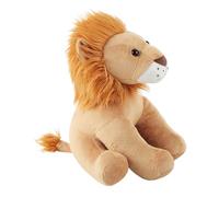 Stuffed Lion Pillow - Jungle Animal Plush | Smooth Cotton Blend, Cute Companion for Baby Bed, Idea, Playroom Accent, Sofa Decor, Travel Comfort