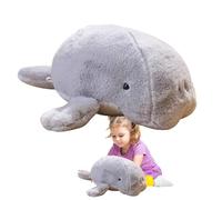 Stuffed manntee Doll - 15.75in Plush Sea Animal, Portable Simulation Toy, flufyy Pillow, Adorable Cozy Cushion | Realistic manntee plushee for Bedroom Living Room Dining Room Office Kids Adults