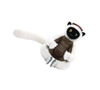 Stuffed Monkey Plush - Primate Fleece Figure, 1 Piece Huggable Simian Mockup For Sleeping Mat, Padded Ape Sculpture With Velvet, Interior Item, Sitting Chimp Token For Couch, Seat And Rug