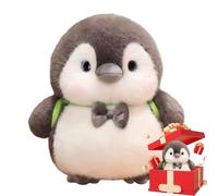 Stuffed Penguin - Plush Animal Toy | Soft Cuddly Penguin Doll with Cute Design, Huggable Plush Figure for Kids, Gift Toy for Bedtime Play Nursery Decor