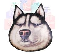 Stuffed Pillow In The Shape Of A Dog,Plush Pillow Like Husky Head - Plush Plush Toy Decoration - For Living Room Bedroom Office Hotel Student Room Car