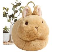 Stuffed Rabbit - Soft Animal Coin Pouch, 16cm Plush Money Holder for Kids | Plush Rabbit - Adorable Coin Pouch for Kids Travel | Soft Fabric Body, Compact Pocket Storage, Cute Animal Purse for