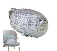 Stuffed Seal Pillow - Cute Seal Plush Animals | Realistic Soft Cuddly Toy | Chubby Cuddle Animal Doll Birthday Gift Dolls For Kids Boys Girls Indoor Outdoor