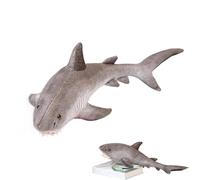 Stuffed Shark,60cm Cartoon Simulation Shark Toy,Sea Creature Soft Doll - for Kids Boys Girls Nursery Home Desk Bed Sofa Holiday