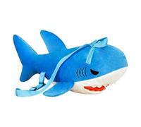 Stuffed Shark - Plush Soft Toy Animal, Realistic Predator Doll | Unique Cartoon Fin Design Character, Bedroom Decor Theme, Ultra Squishy Texture, Hug-Friendly Body Shape, Sleep Comfort Pillow