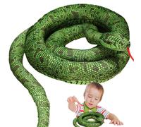 Stuffed Snake Plush - Giant Plush Snake Toy, Long Animal Stuffed Boa | Soft Stuffy for todlers Girls Boys, Realistic Reptile Plushs Toys for Bedroom Nursery Zoo Themes Decoration