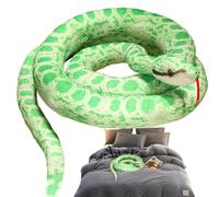 Stuffed Snake Plush - Giant Plush Snake Toy, Long Animal Stuffed Boa | Soft Stuffy for todlers Girls Boys, Realistic Reptile Plushs Toys for Bedroom Nursery Zoo Themes Decoration