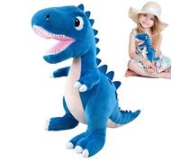 Stuffed T Rex Plush Toy - Whimsical Face Ornament, Prehistoric Snuggle Pillow, Squeezable Comfort Buddy, Decorative Lounge Addition, Charming Jurassic Theme | Ideal For Bedroom Campus Seating Area