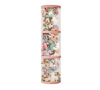 Stuffed Toy Storage Tube - 27x66cm Clear Vertical Plush Organizer, Dustproof Display Cylinder | Plush Toy Storages BinSpace Saving Container For Kids Room Living Rooms Bedroom Kindergarten Nursery