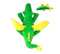 Stuffed Toys for Dogs - Plush Green Dinosaur Cartoon Chew Toys for Puppies,Multifunctional Animal Dog Toys, Bite Resistant Soft Innovative Training Supplies for Puppies
